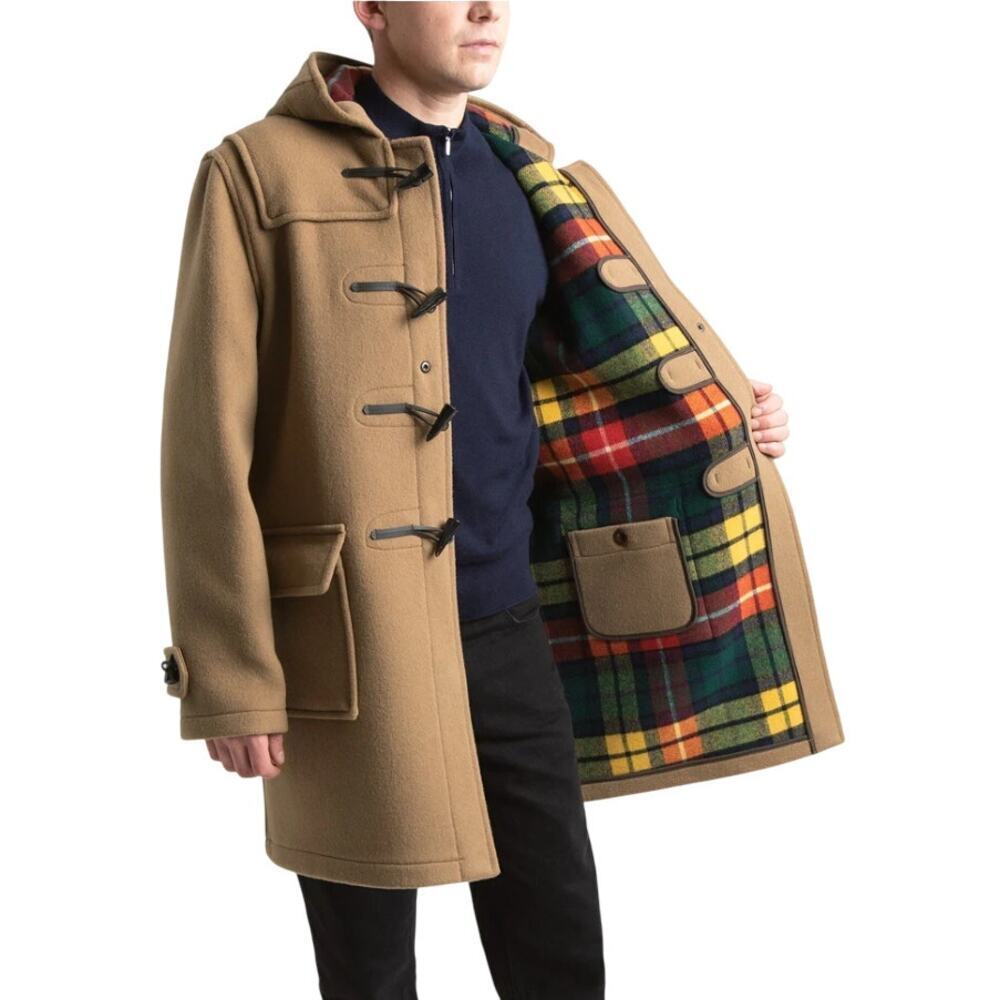 Gloverall Men's Camel Buchanan Classic Morris Duffle Coat Size XL - Picture 2 of 12